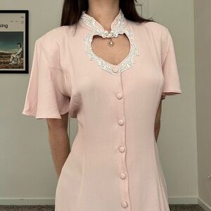 Vtg 90s Frederick's of Hollywood Maxi Dress